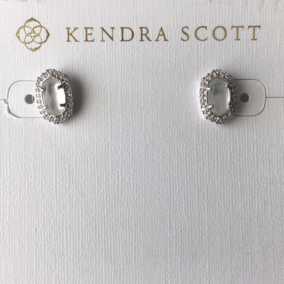 Kendra Scott Silver Cade Earrings - Picture 6 of 6